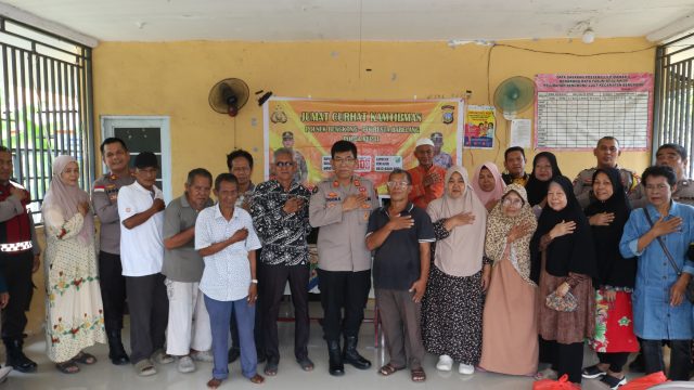 Perkuat Kemitraan dengan Masyarakat, Polsek Bengkong Gelar Jumat Curhat Kamtibmas.