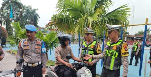 Satlantas Polres Karimun mengawali Operasi Patuh Seligi 2026